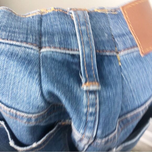 MADEWELL | Cali Demi Boot Jeans Distressed Raw Hem Button Fly Women’s Size 27 - Picture 12 of 13